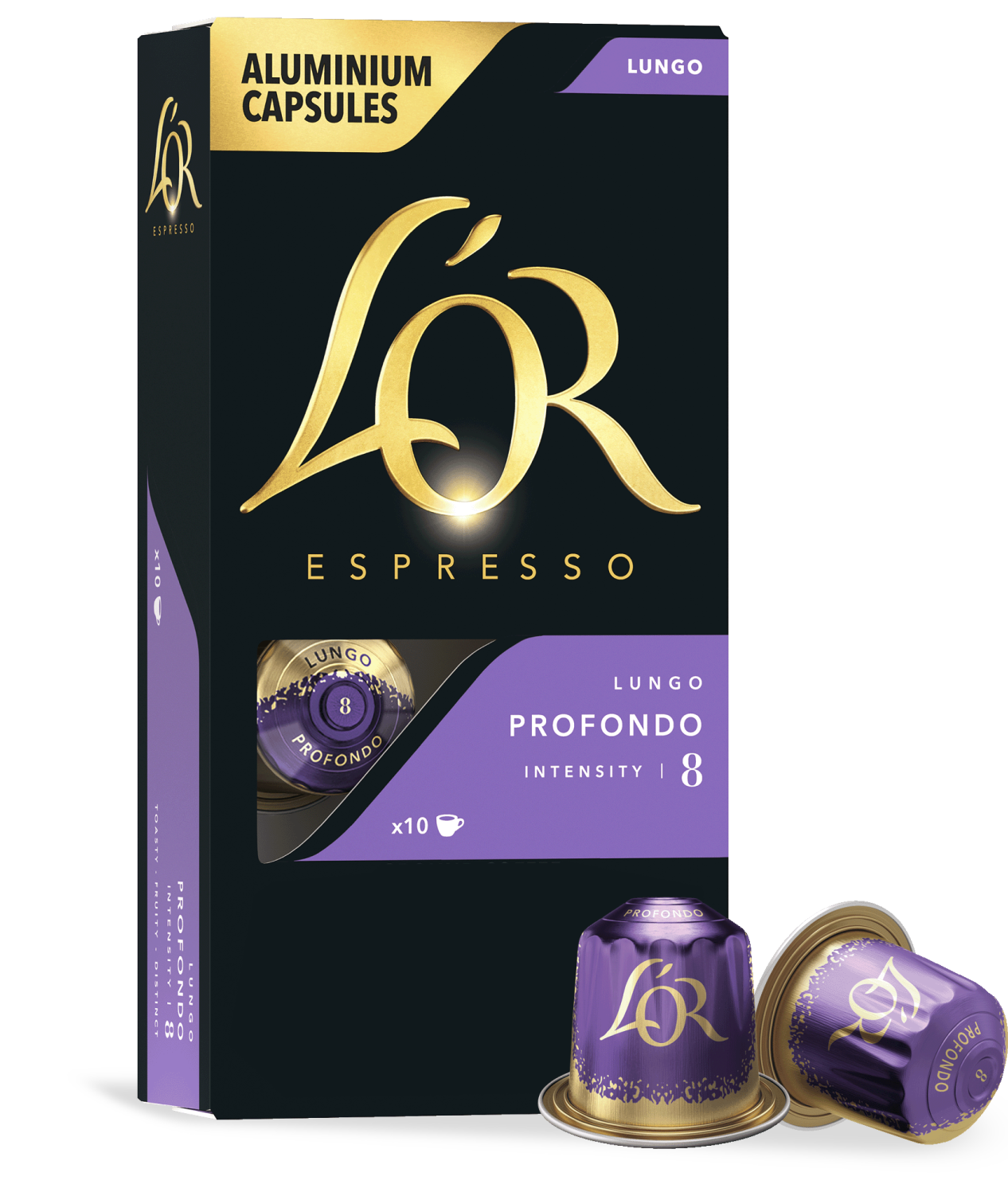 L'OR Profondo Lungo Espresso Capsules